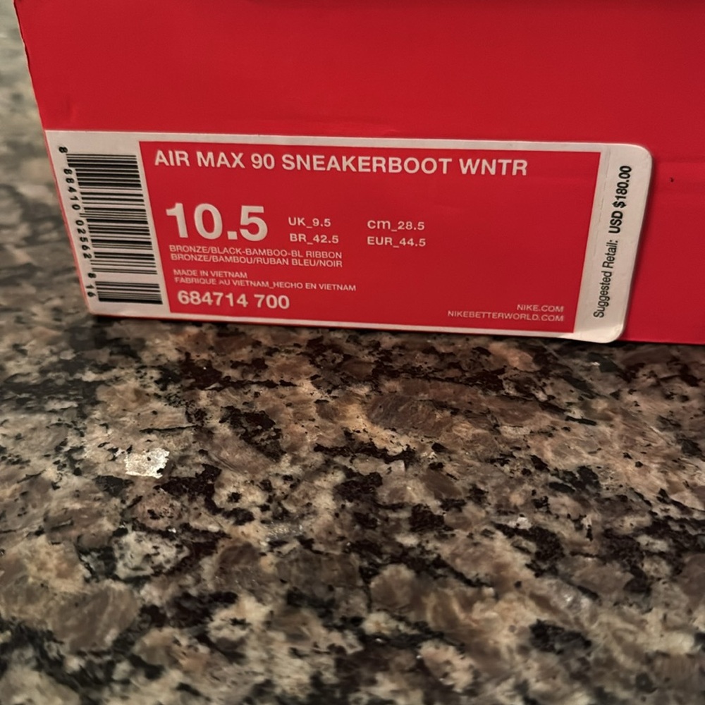 Nike Air Max winter wheat sneakerboot 90 EUC 10.5 Sneakers - Picture 16 of 16
